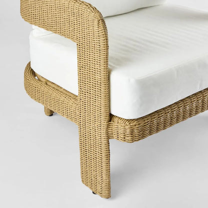 Cassius Outdoor Occasional Wicker ArmChair Natural ETA 10/09/2025