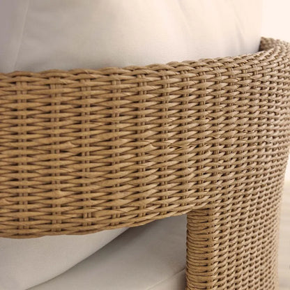 Cassius Outdoor Occasional Wicker ArmChair Natural ETA 10/09/2025