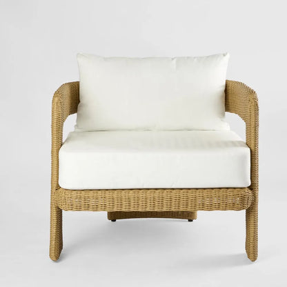 Cassius Outdoor Occasional Wicker ArmChair Natural ETA 10/09/2025