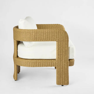 Cassius Outdoor Occasional Wicker ArmChair Natural