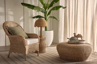 Brolley Rattan Table Lamp ETA 07/12/2025