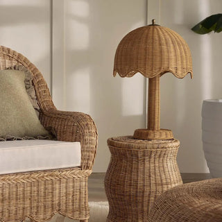 Brolley Rattan Table Lamp ETA 07/12/2025