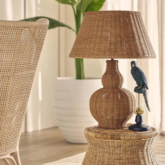 Long Island Rattan Table Lamp ETA 07/12/2025