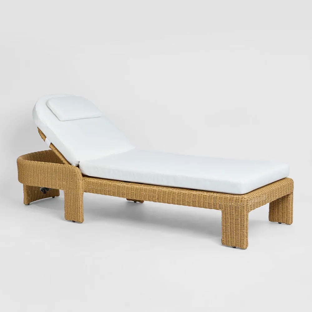 Cassius Outdoor Sunlounge Bed Natural