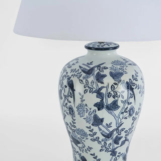 Ashleigh Ceramic Blue & White Table Lamp & Shade ETA 23/10/2025