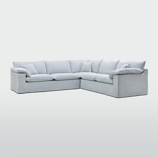 Norfolk 5 Seater Modular Sofa Beach w/White piping PRE ORDER ETA 15/7/26