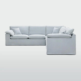 Norfolk 5 Seater Modular Sofa Beach w/White piping PRE ORDER ETA 15/7/26