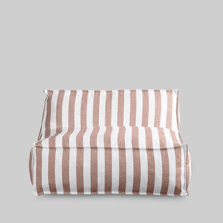 Lola Chaise Terracotta Stripe