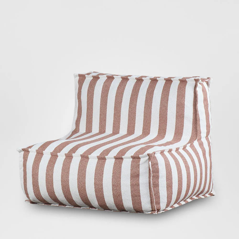 Lola Sofa Chair Section Terracotta Stripe