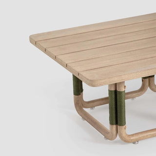 Vita Outdoor Undercover Coffee Table Natural & Green