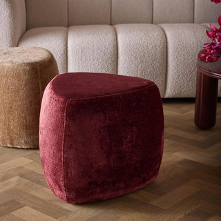 Pebble Small Ottoman Ruby