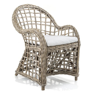 Mauritius Wicker Outdoor Arm Chair with Cushion