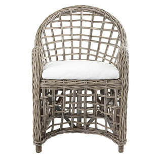 Mauritius Wicker Outdoor Arm Chair with Cushion