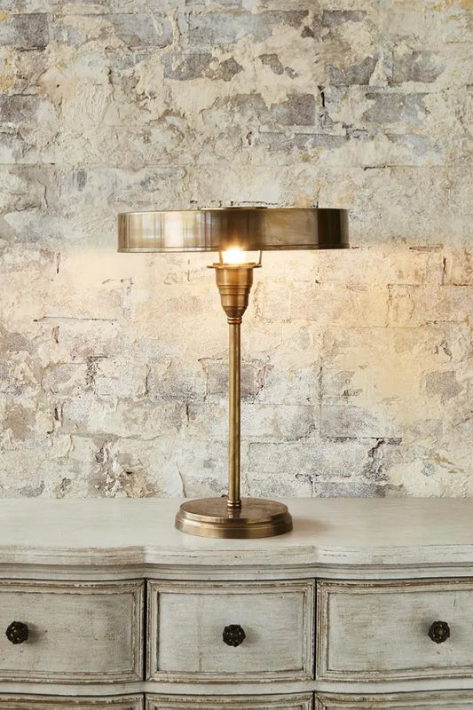 Bankstown Table Lamp Large Antique Brass