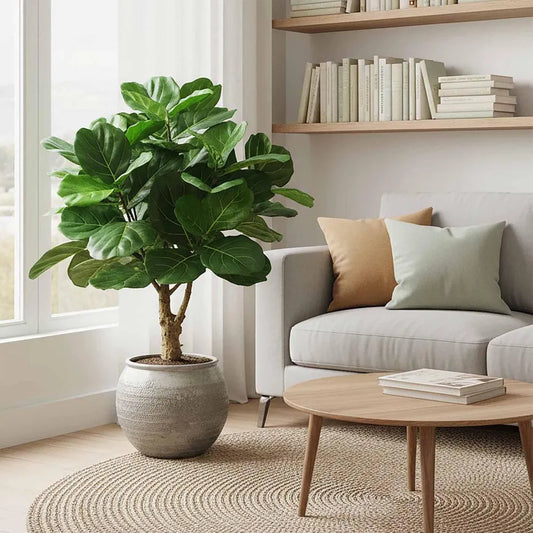 Artifical Fiddle Leaf Tree W/70 Leaves 1.2m