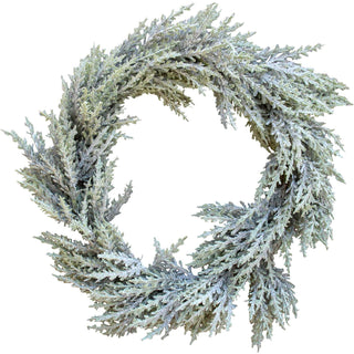 Christmas Hanging Wreath French Fern 55x55x10cm