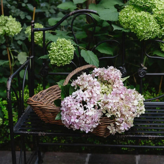 Set of 2 Luna Garden Rattan Baskets