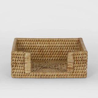 Set of 2 Paume Rattan Square Napkin Box Natural ETA 19/01/2026