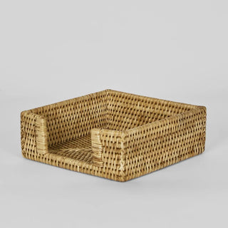Set of 2 Paume Rattan Square Napkin Box Natural ETA 19/01/2026