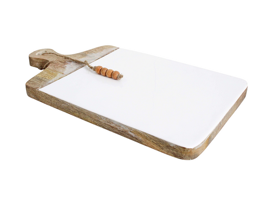 Wood rectangle  serving board