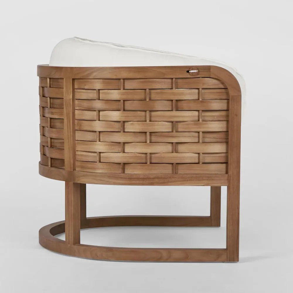 Weave Teak Armchair- Indoor/Outdoor Use