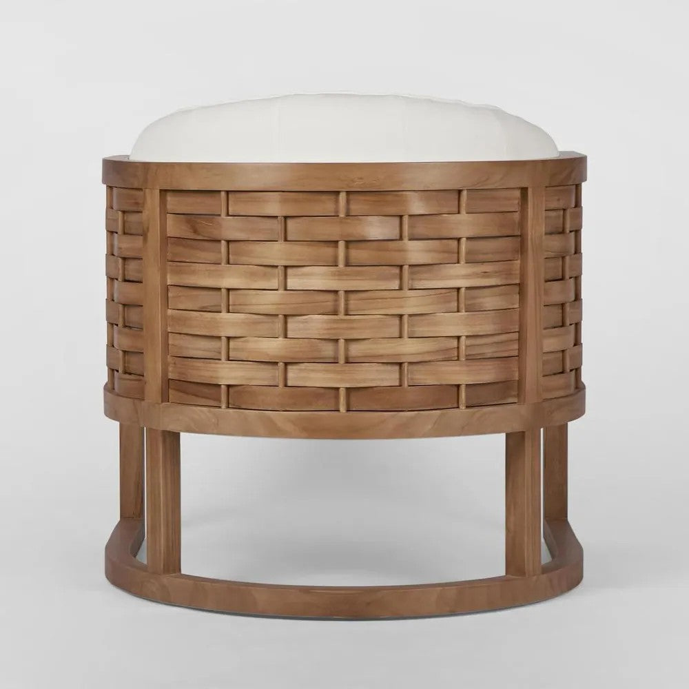 Weave Teak Armchair- Indoor/Outdoor Use