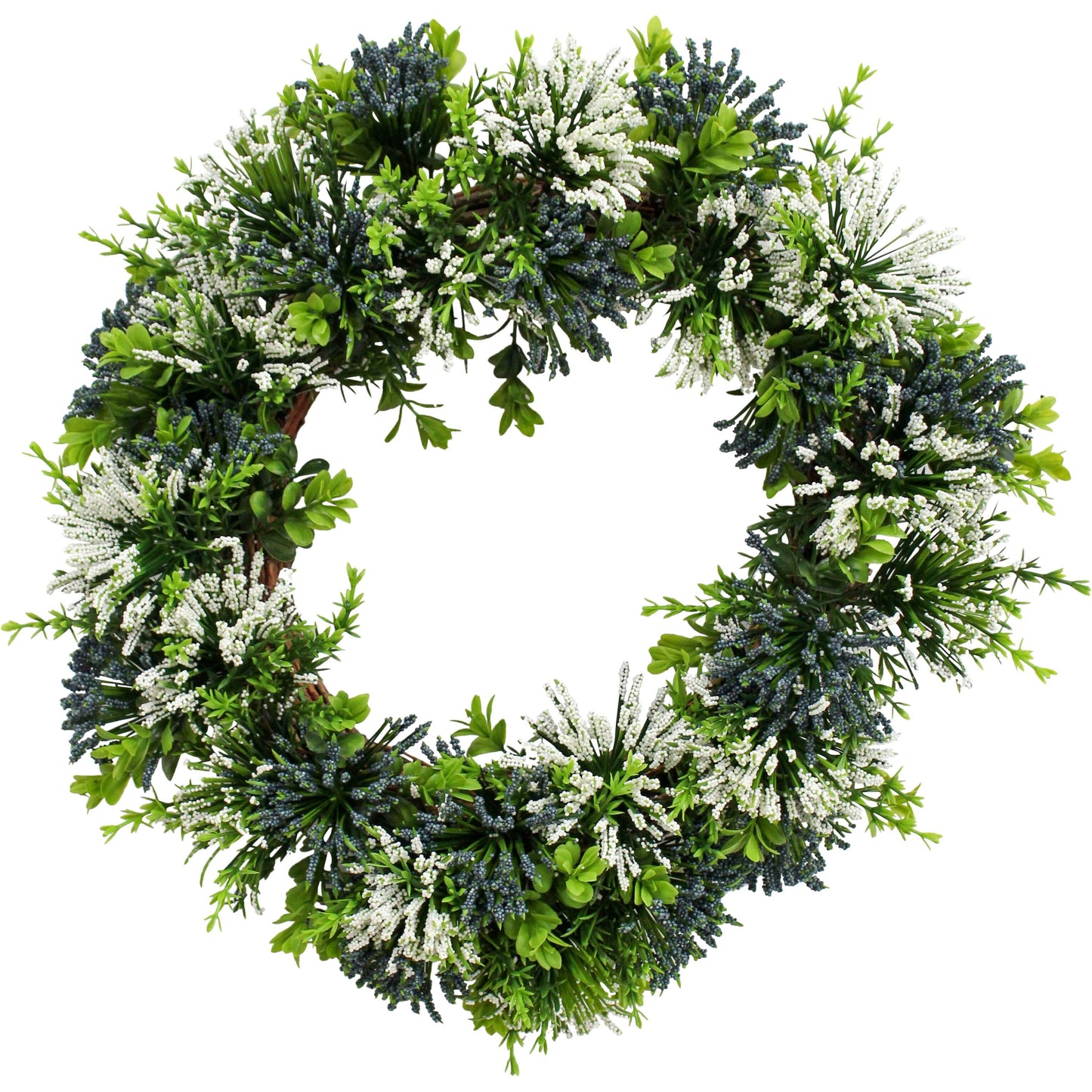 Christmas Hanging Wreath Hamptons Burst 40x40x10cm